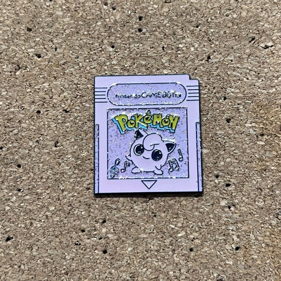 MarketPlaceFad Jewelry - Pokemon Soft Enamel Pins Collectible Anime Cartoon JIGGLYPUFF GAMEBOY Nintendo